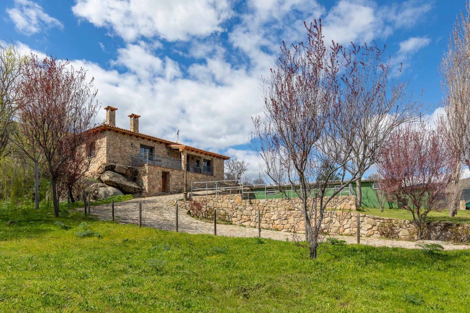 Mansion Con Jacuzzi A 40 Grados, Gran Piscina Y Padel Villa El Tiemblo Exterior photo